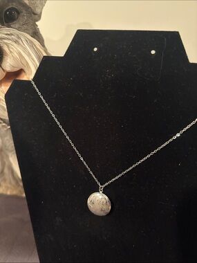Plunder Silver Floral Locket Pendant Necklace - Women Jewelry